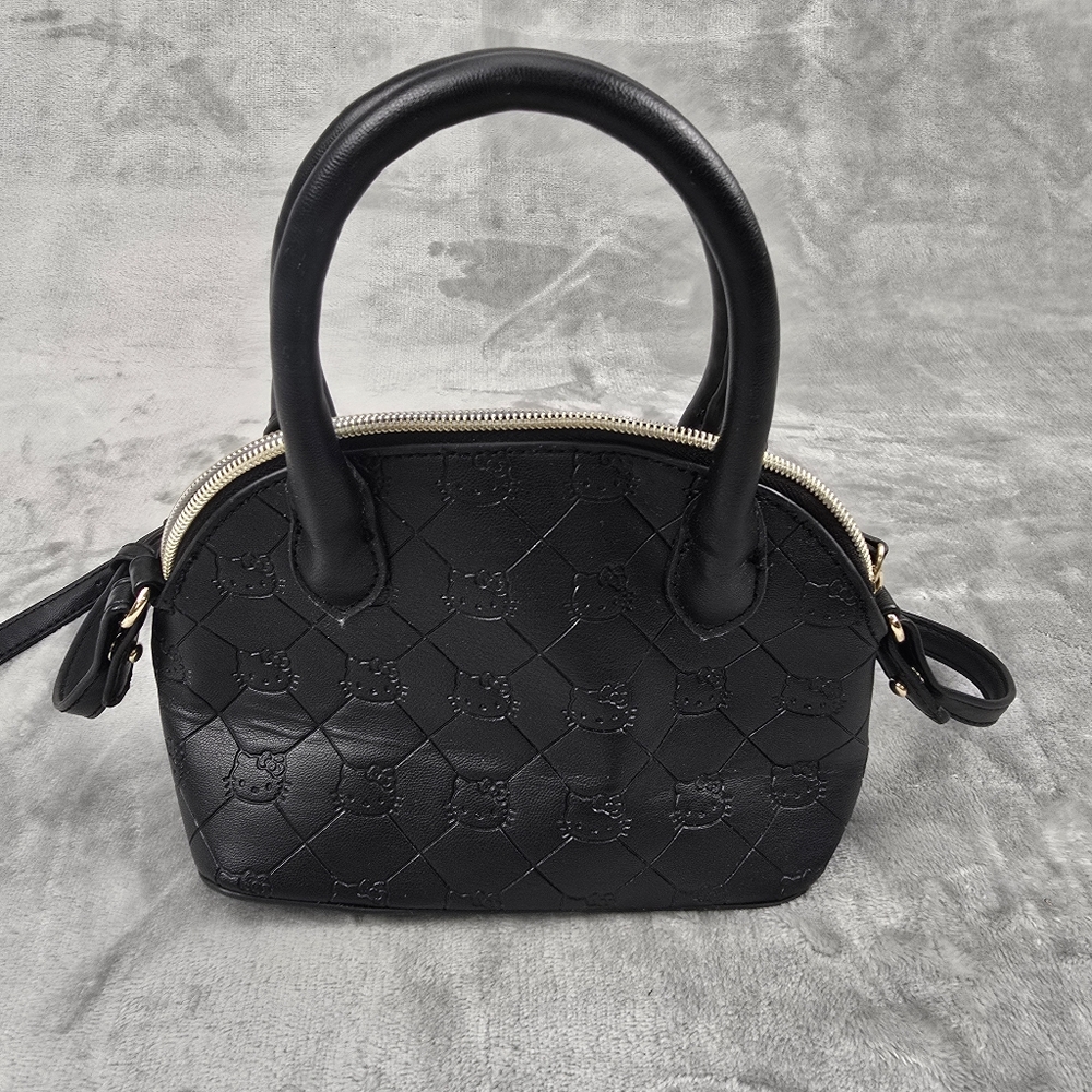 Forever 21 Black Embossed Hello Kitty Mini Bag